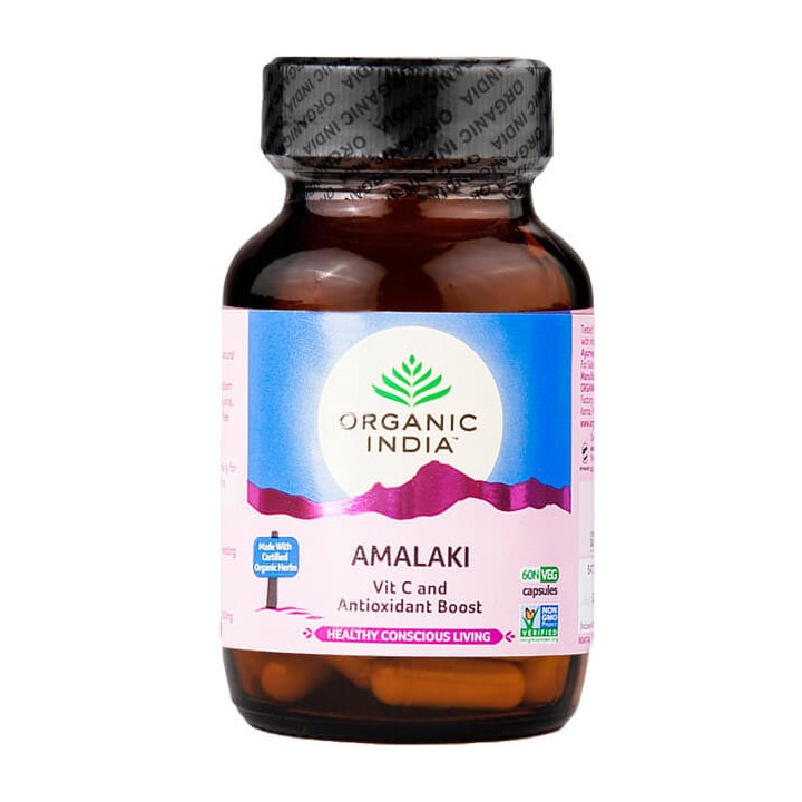 Amalaki - Owoce Amli, 60 kapsułek, Organic India (Suplement diety) - żródło witaminy C
