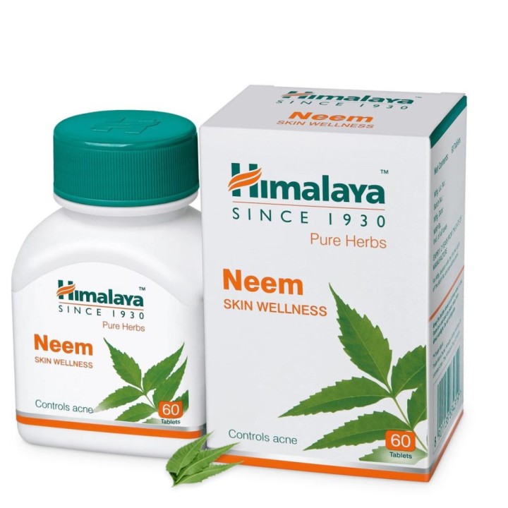 Neem Himalaya Skin wellness 60 kapsułek suplement diety - Specjalista od zdrowej skóry, Zwalcz infekcję i pasożyty