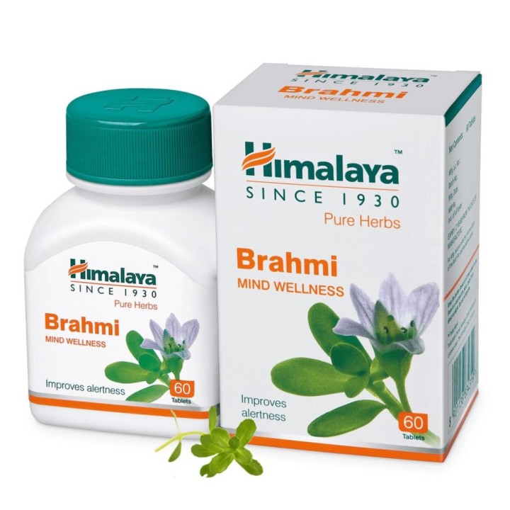 BRAHMI (Bacopa Monnieri) - polepsz IQ! 60 tabl. suplement diety Himalaya Herbals