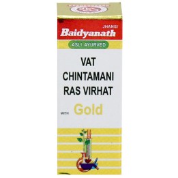 Baidyanath Vat Chintamani Ras Virhat with Gold (10 tabl)