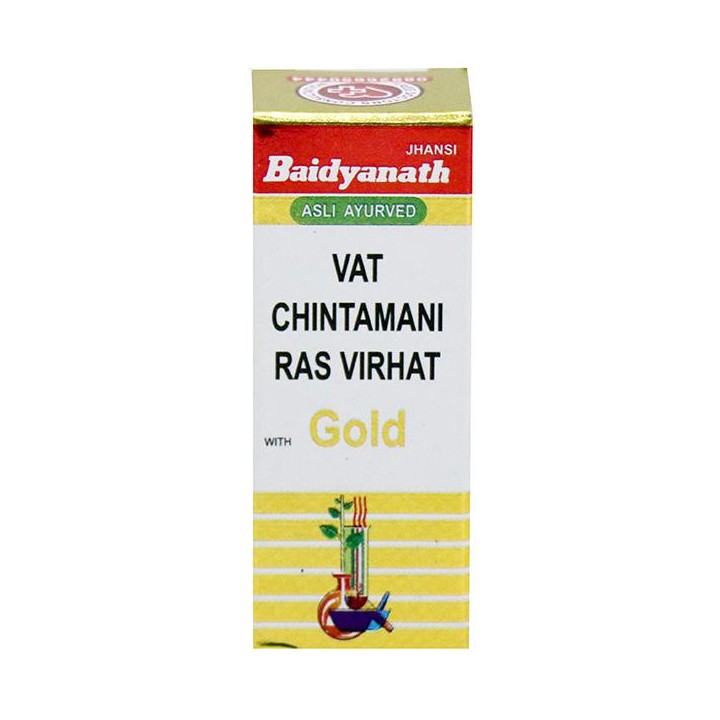 Baidyanath Vat Chintamani Ras Virhat with Gold (10 tabl)
