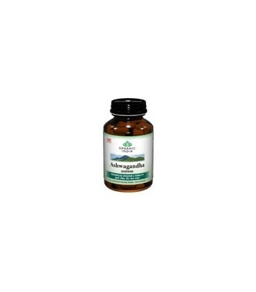 Ashwagandha Organic India 60 kaps x 400mg Ashwagandha Organic India 60 kaps x 400mg