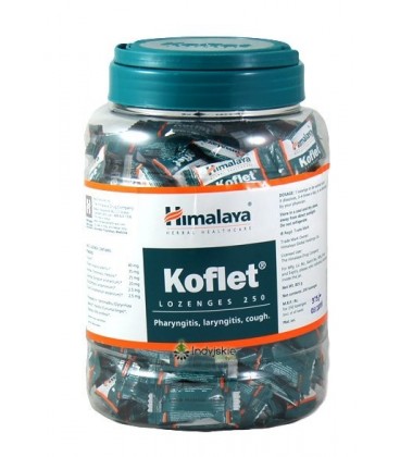 Koflet Słoik super mocne pastylki do ssania 180 szt. Himalaya Koflet Słoik super mocne pastylki do ssania 180 szt. Himalaya