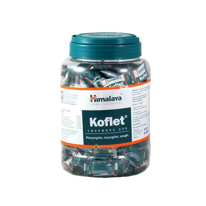 Koflet Słoik super mocne pastylki do ssania 180 szt. Himalaya