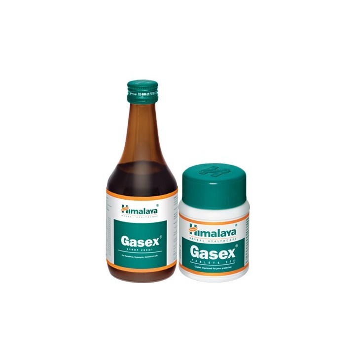 Gasex Syrop 200ml - poprawia trawienie i łagodzi wzdęcia Himalaya