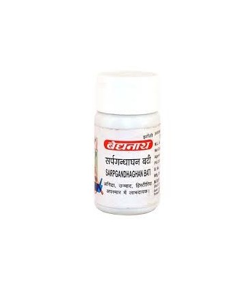 Sarpagandha ghan bati, 10g, Baidyanath Sarpagandha ghan bati, 10g, Baidyanath