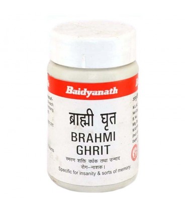 Brahmi Ghrit 100g Baidyanath - Oczyszczające ziołowe masło GHEE z Brahmi