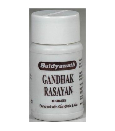 Maha Gandhak Rasayana 40 tabletek Baidyanath Maha Gandhak Rasayana 40 tabletek Baidyanath