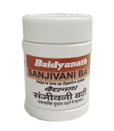 Sanjivani Bati 80 tabletek Baidyanath - przewlekłe przeziębienia, biegunka, wymioty, niestrawność. Sanjivani Bati 80 tabletek Baidyanath - przewlekłe przeziębienia, biegunka, wymioty, niestrawność.