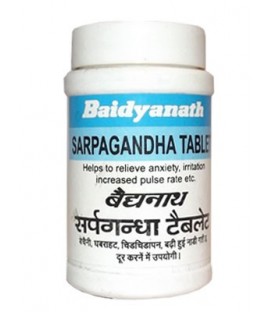 Sarpagandha 50 tabletek Baidyanath - na depresje i nadciśnienie krwi