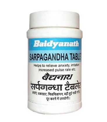 Sarpagandha 50 tabletek Baidyanath - na depresje i nadciśnienie krwi Sarpagandha 50 tabletek Baidyanath - na depresje i nadciśnienie krwi