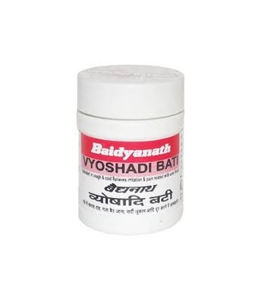 Vyoshadi Bati 40 tabletek Baidyanath - przeziębienie i kaszel Vyoshadi Bati 40 tabletek Baidyanath - przeziębienie i kaszel