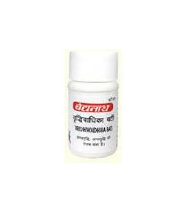 Vridhivadhika Bati 80 tabletki Baidyanath - przepuklina, wodniak Vridhivadhika Bati 80 tabletki Baidyanath - przepuklina, wodniak