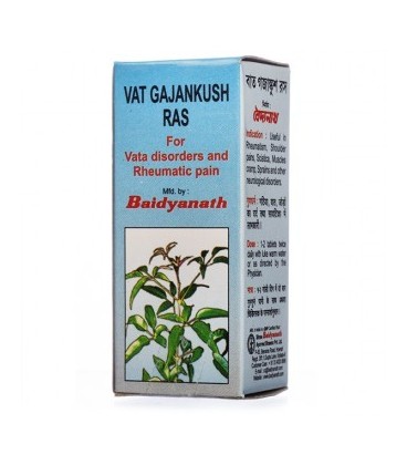 Vatgajankush Ras 80 tabletek Baidyanath - bezwład mięśni i paraliż Vatgajankush Ras 80 tabletek Baidyanath - bezwład mięśni i paraliż