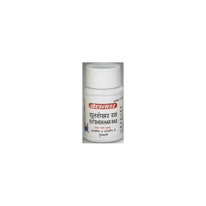 Sutshekhar Ras 40 tabletek Baidyanath - nadkwasota i niestrawność
