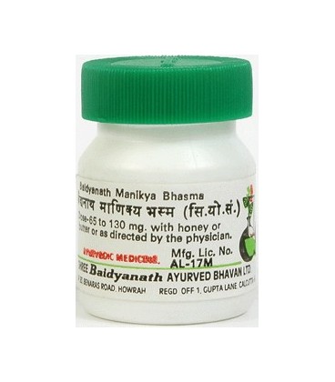Manikya Ras 5g Baidyanath - tonik dla serca Manikya Ras 5g Baidyanath - tonik dla serca