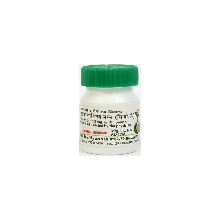 Manikya Ras 5g Baidyanath - tonik dla serca