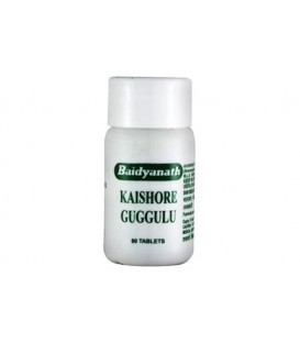 Guggulu Kaishore 80 tabletek Baidyanath - zapalenie stawów dla Pitta & bolesne miesiączki