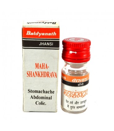 Maha Shankhravya - krople 10 ml Baidyanath - niestrawność i wzdęcia Maha Shankhravya - krople 10 ml Baidyanath - niestrawność i wzdęcia
