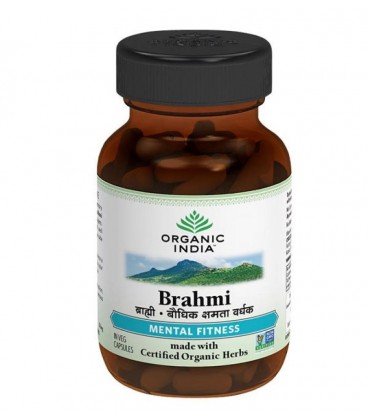Brahmi-Gotu Kola Wąkrota azjatycka (Centella asiatica) Organic India 60 kaps x 400mg