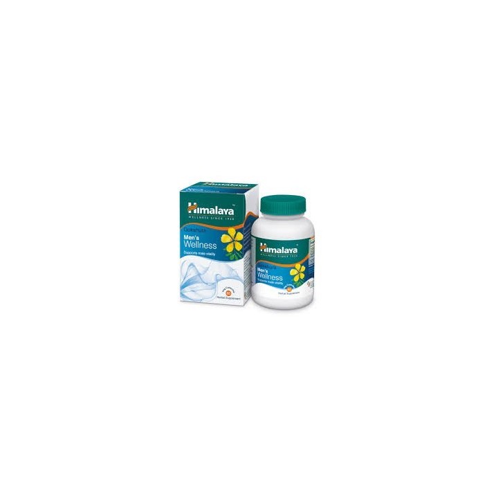 Gokshura (Tribulus Terrestris) - Naturalny testosteron dla mężczyzn 60 kaps. suplement diety Himalaya Herbals