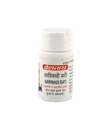 Sarivadi Bati 80 tabletki Baidyanath - szumy uszne, głuchota Sarivadi Bati 80 tabletki Baidyanath - szumy uszne, głuchota