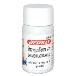 Shirshuladi Vajra Tab 40 tabletek Baidyanath - ból głowy i migrena