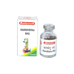 Kamdhenu Ras 10g Baidyanath - Minerały na osłabienie - formuła z siarką