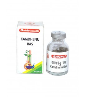 Kamdhenu Ras 10g Baidyanath - Minerały na osłabienie - formuła z siarką