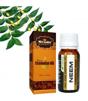 Olejek eteryczny czysty 100% NEEM Miodla Indyjska 120ml Niradhi Herbals Olejek eteryczny czysty 100% NEEM Miodla Indyjska 120ml Niradhi Herbals