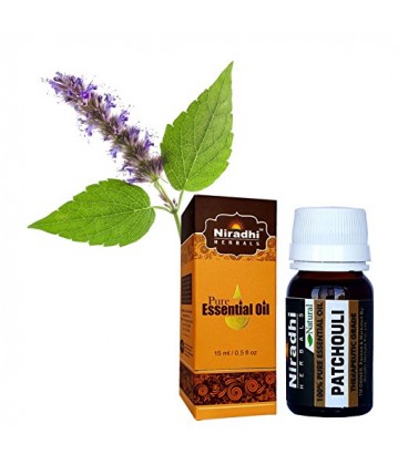 Olejek eteryczny czysty 100% paczulowy PATCHOULI 30ml Niradhi Herbals Olejek eteryczny czysty 100% paczulowy PATCHOULI 30ml Niradhi Herbals