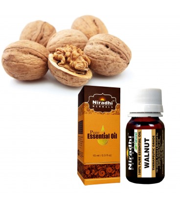 Olejek eteryczny czysty 100% ORZECH WŁOSKI 15ml Niradhi Herbals Olejek eteryczny czysty 100% ORZECH WŁOSKI 15ml Niradhi Herbals