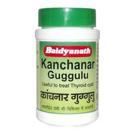 Kanchanar Guggulu 80 tabl. Baidyanath - obrzęki węzłów chłonnych, torbiel, guzy nowotworowe