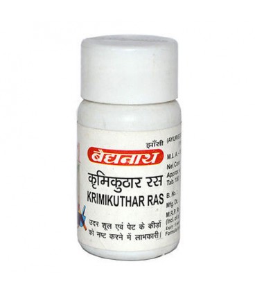 Krimikuthar Ras 80 tabletek Baidyanath - odrobaczanie