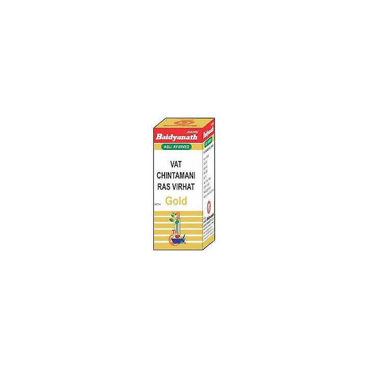 Baidyanath Vat Chintamani Ras Virhat with Gold (10 tabl)
